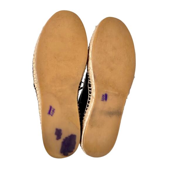 Club Monaco Black Glove Leather Espadrille Ankle Chukka Boots0 - Picture 8 of 10